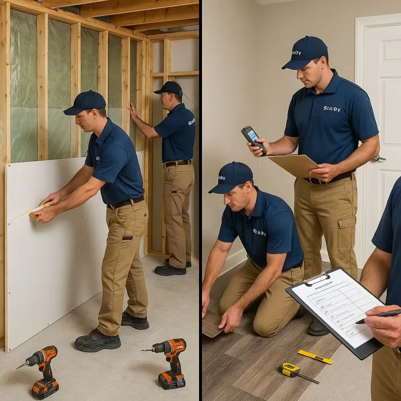 Repairs and Reconstruction process in Evart, MI